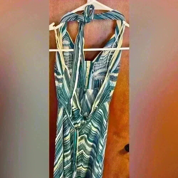 VINTAGE Jody T California Halter Maxi Dress size 9 - Picture 4 of 7